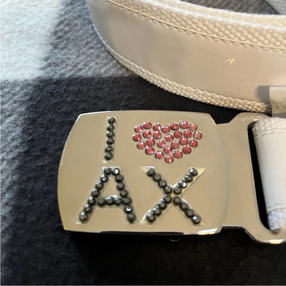 Armani Exchange White Belt Women Size Small